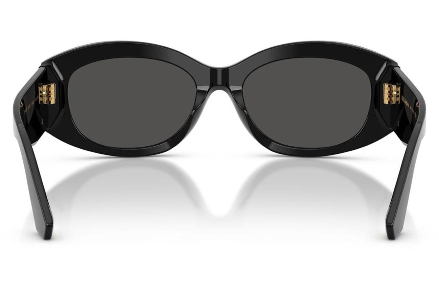 Okulary przeciwsłoneczne Dolce & Gabbana DG4502 501/87 Owalne Czarne