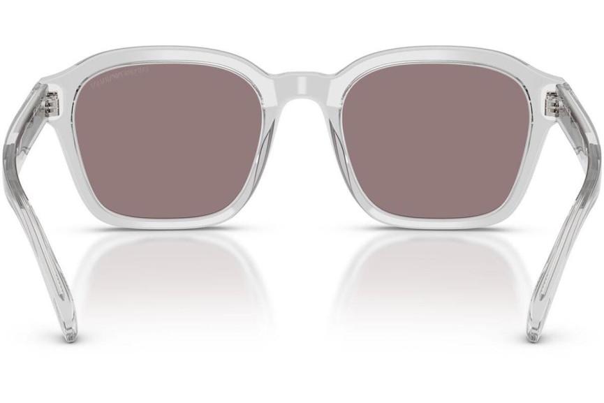 Okulary przeciwsłoneczne Emporio Armani EA4245U 62507N Kwadratowe Przezroczyste