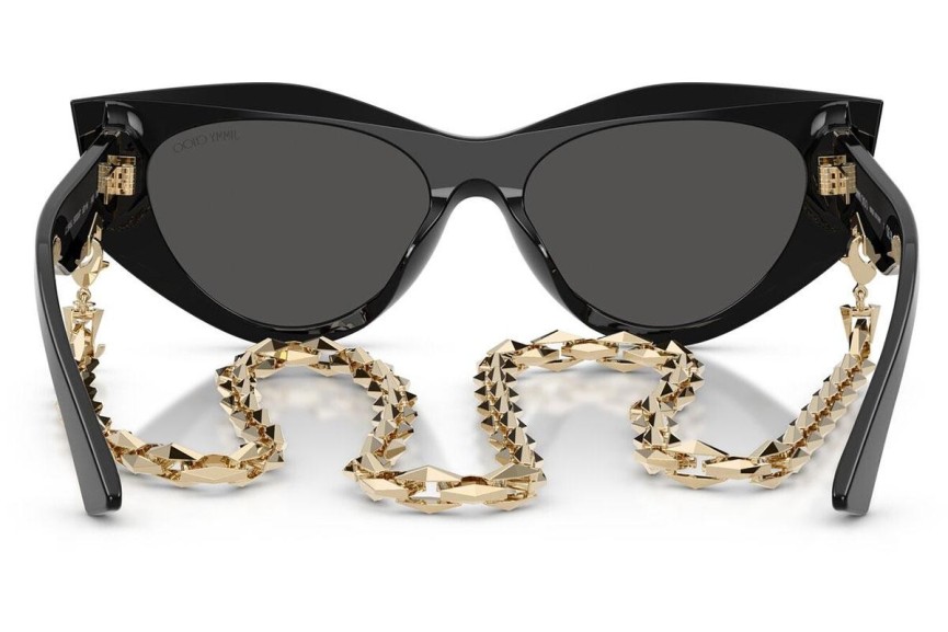 Okulary przeciwsłoneczne Jimmy Choo JC5045U 500087 Kocie oczy Czarne