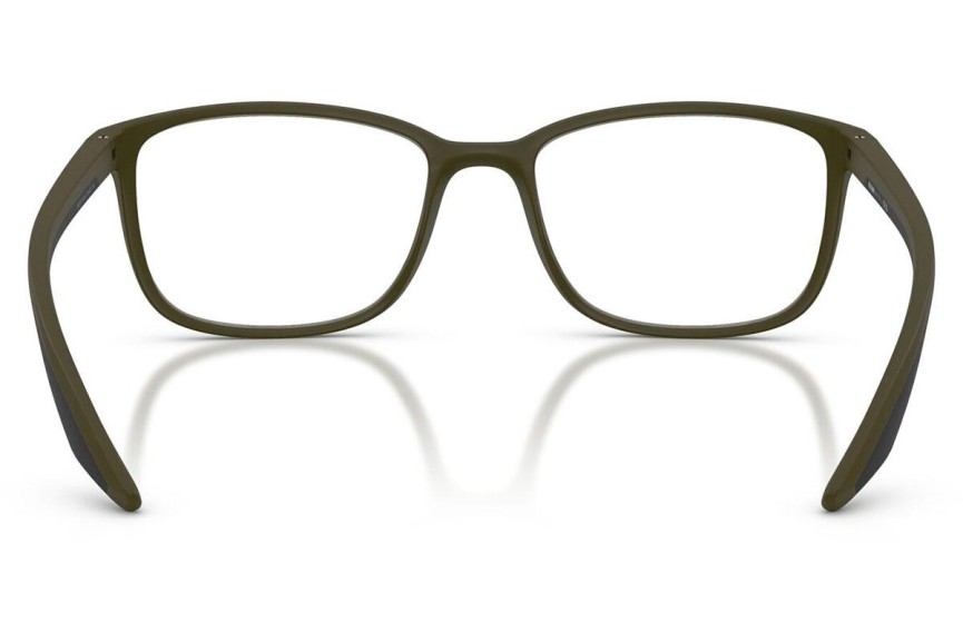 Okulary korekcyjne Prada Linea Rossa PS07RV 15X1O1 Kwadratowe Zielone
