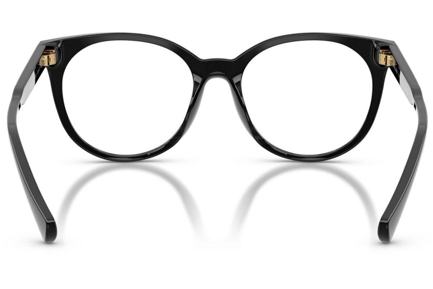 Okulary korekcyjne Ralph by Ralph Lauren RA7182U 5001 Okrągłe Czarne