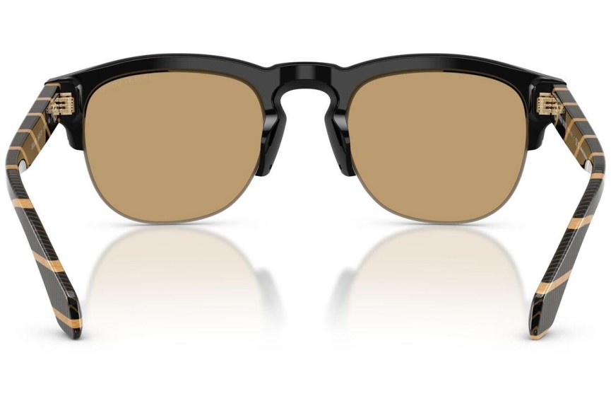 Okulary przeciwsłoneczne Giorgio Armani AR8238 587573 Browline Czarne