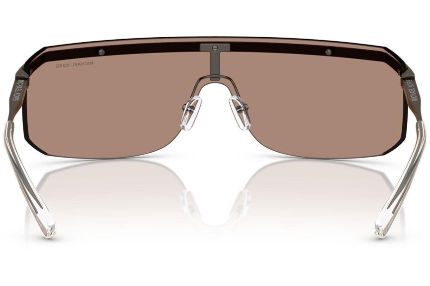 Okulary przeciwsłoneczne Michael Kors Palisades MK1169 10027P Pojedyncze | Shield Szare