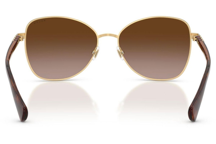 Okulary przeciwsłoneczne Ralph by Ralph Lauren RA4147 900413 Kocie oczy Złote
