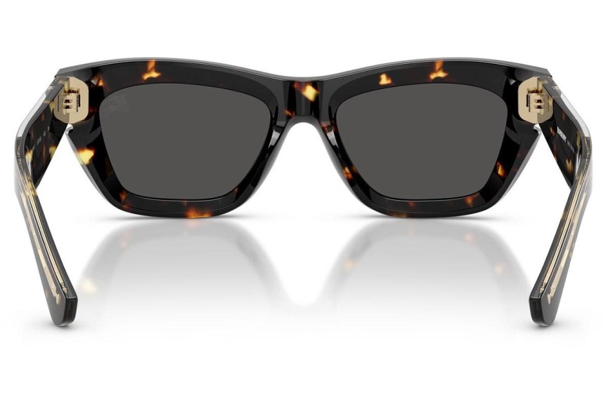 Okulary przeciwsłoneczne Burberry BE4454 410687 Kocie oczy Havana