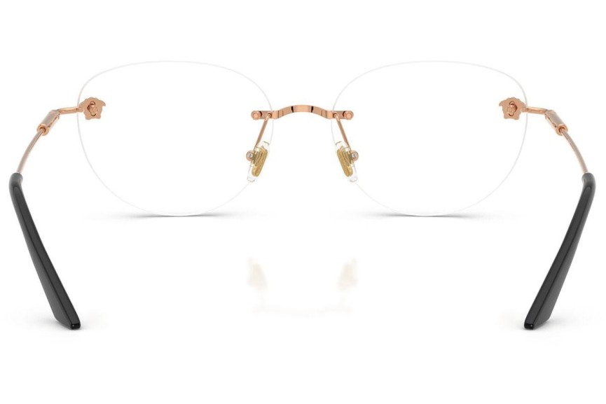 Okulary korekcyjne Versace VE1305 1412 Okrągłe Złote