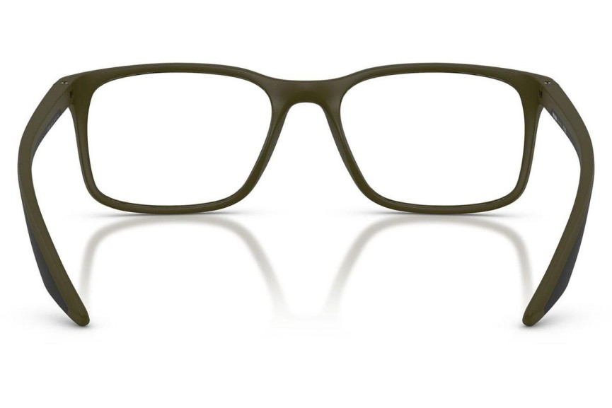 Okulary korekcyjne Prada Linea Rossa PS08RV 15X1O1 Kwadratowe Zielone