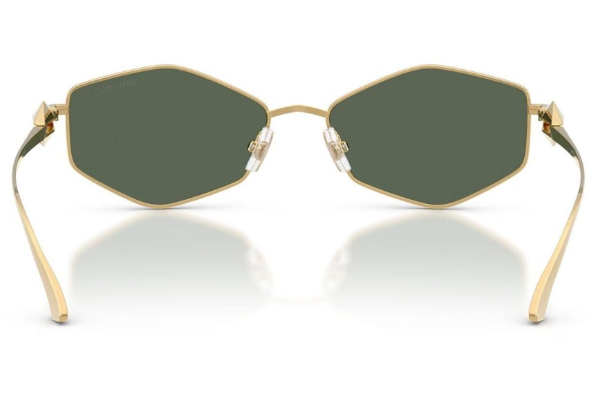 Okulary przeciwsłoneczne Jimmy Choo JC4017 302371 Owalne Złote