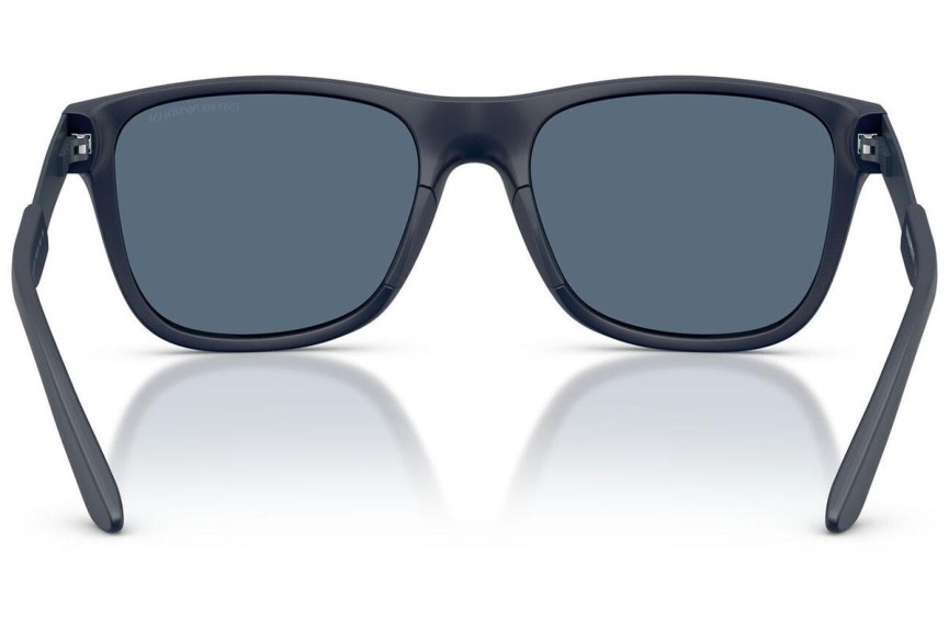 Okulary przeciwsłoneczne Emporio Armani EA4243 624480 Kwadratowe Niebieskie