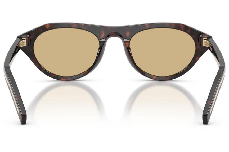 Okulary przeciwsłoneczne Prada PRB15S 17N70R Kocie oczy Havana