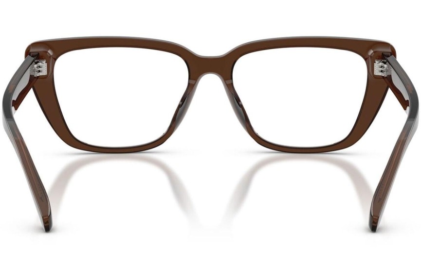 Okulary korekcyjne Emporio Armani EA3256U 6251 Kocie oczy Brązowe