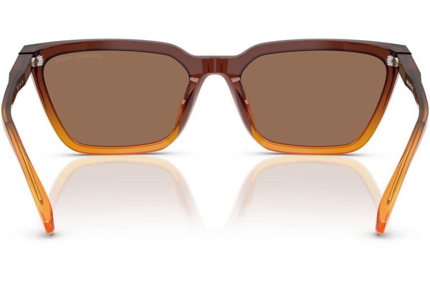 Okulary przeciwsłoneczne Michael Kors Everglades MK2250U 401073 Kocie oczy Brązowe