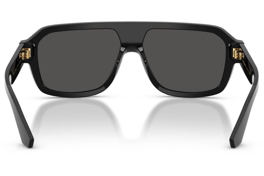 Okulary przeciwsłoneczne Dolce & Gabbana DG4507 501/87 Pojedyncze | Shield Czarne
