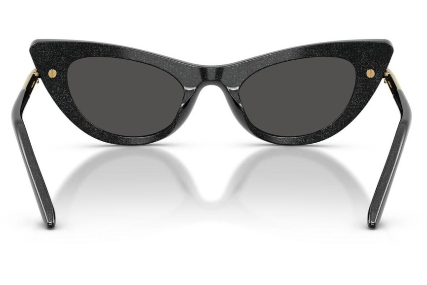 Okulary przeciwsłoneczne Dolce & Gabbana Junior DX4008 324187 Kocie oczy Czarne