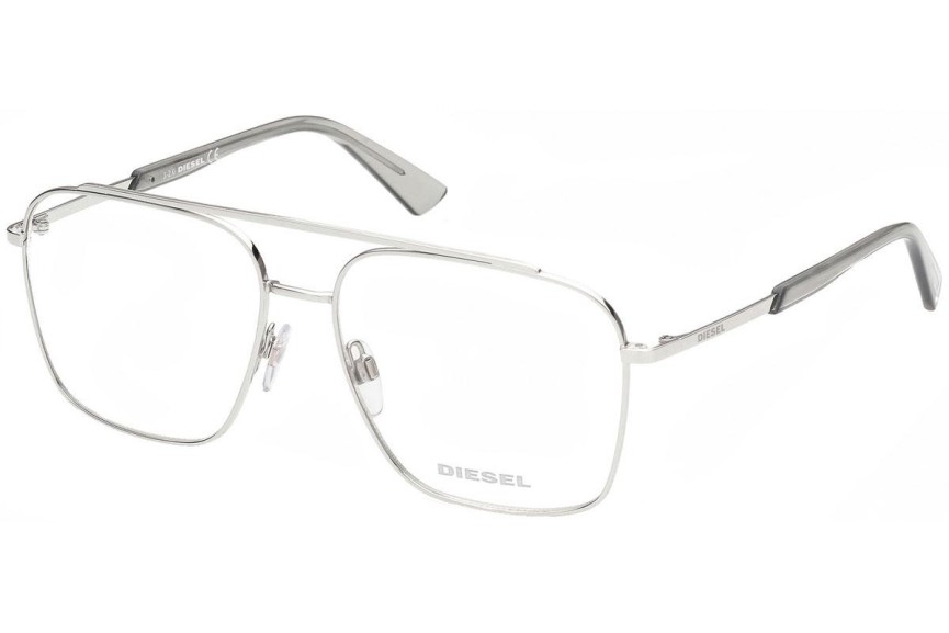 Okulary korekcyjne Diesel DL5425 016 Pilotki (Aviator) Srebrne