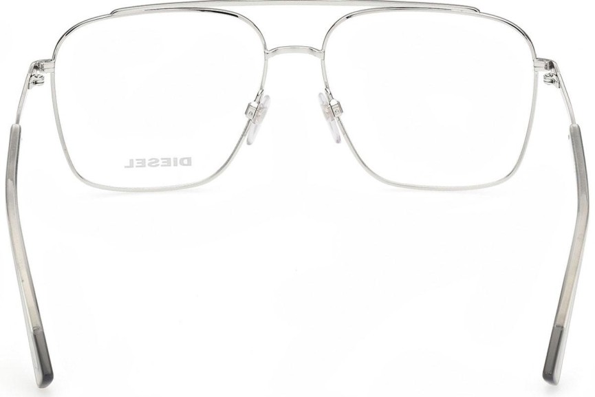 Okulary korekcyjne Diesel DL5425 016 Pilotki (Aviator) Srebrne