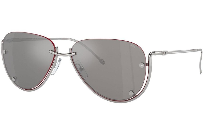 Okulary przeciwsłoneczne Diesel DL1003 103/6G Pilotki (Aviator) Srebrne