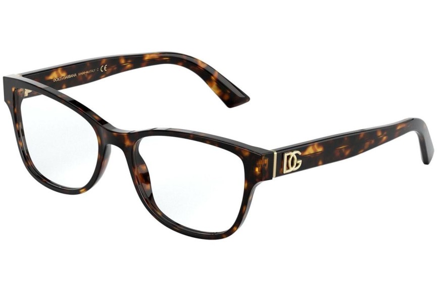 Okulary korekcyjne Dolce & Gabbana DG3326 502 Prostokątne Havana