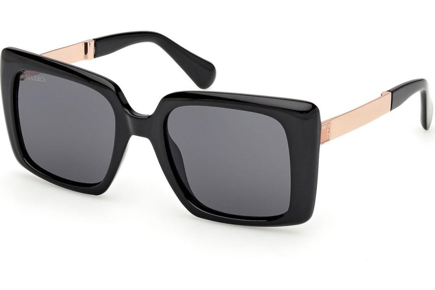 Okulary przeciwsłoneczne Max&Co. MO0134 01A Kwadratowe Czarne