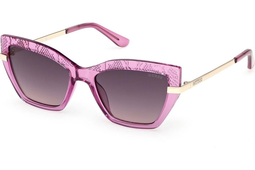 Okulary przeciwsłoneczne Guess GU00216 81B Kocie oczy Fioletowe