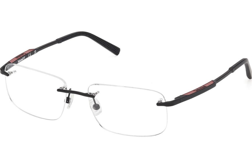 Okulary korekcyjne Timberland TB50075 002 Prostokątne Czarne