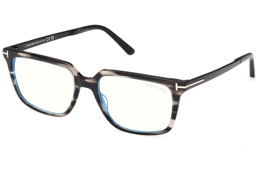 Okulary korekcyjne Tom Ford FT6039-B 056 Prostokątne Szare