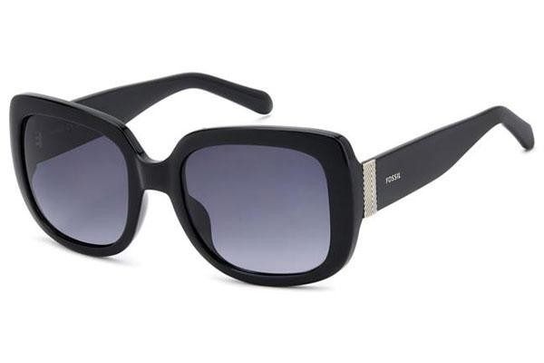 Okulary przeciwsłoneczne Fossil FOS2157/G/S 807/9O Kocie oczy Czarne