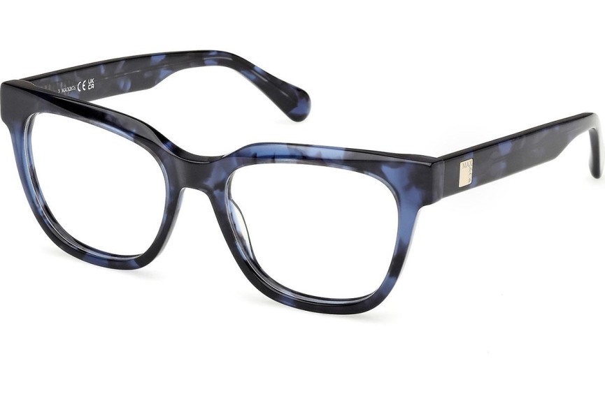 Okulary korekcyjne Max&Co. MO5187 55A Kwadratowe Niebieskie