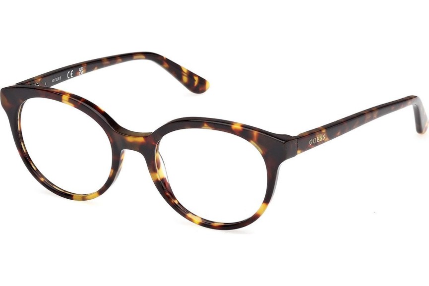 Okulary korekcyjne Guess GU50270 056 Okrągłe Havana