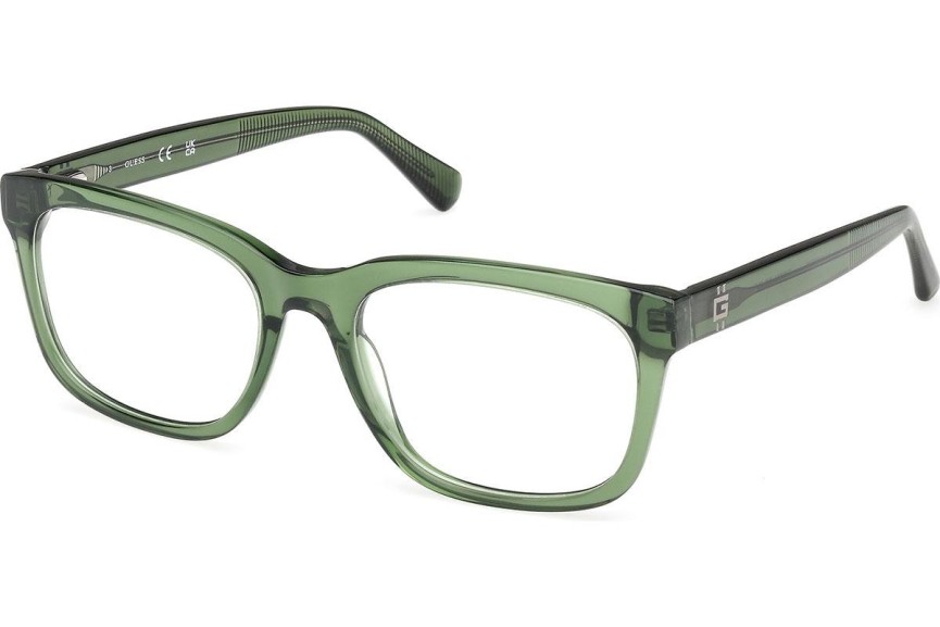 Okulary korekcyjne Guess GU50251 096 Kwadratowe Zielone