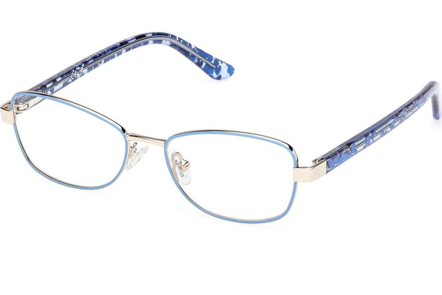 Okulary korekcyjne Guess GU50266 085 Prostokątne Niebieskie