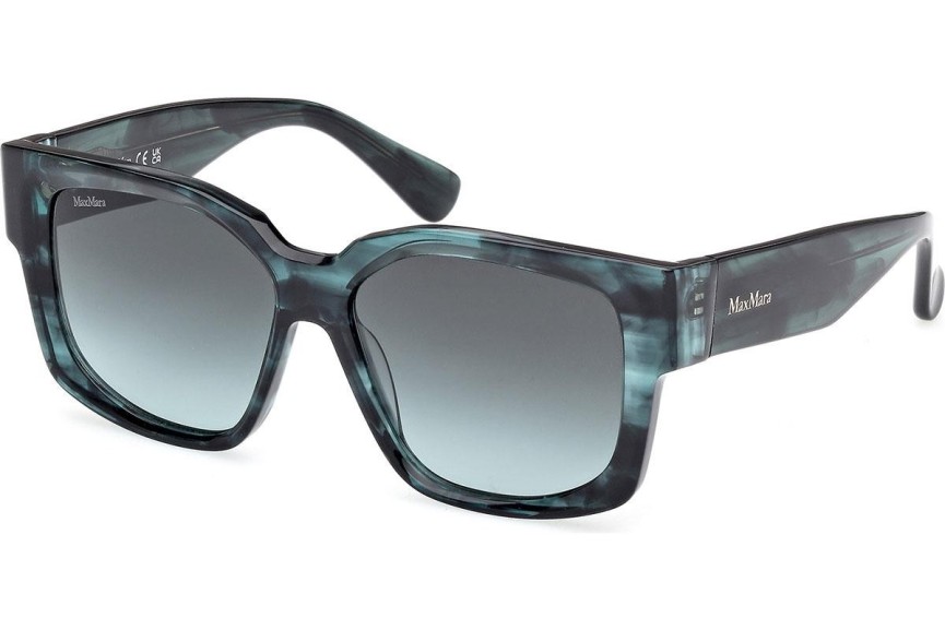 Okulary przeciwsłoneczne Max Mara Glimpse 7 MM0145 98P Kwadratowe Zielone