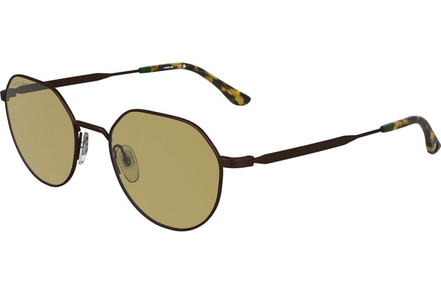 Okulary przeciwsłoneczne Lacoste L268S 210 Okrągłe Brązowe