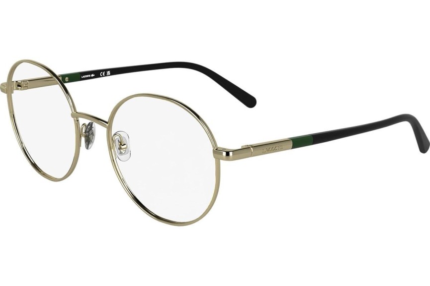 Okulary korekcyjne Lacoste L2310 714 Okrągłe Złote