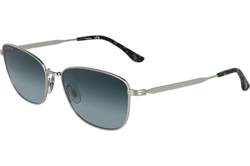 Okulary przeciwsłoneczne Lacoste L270S 045 Kocie oczy Srebrne
