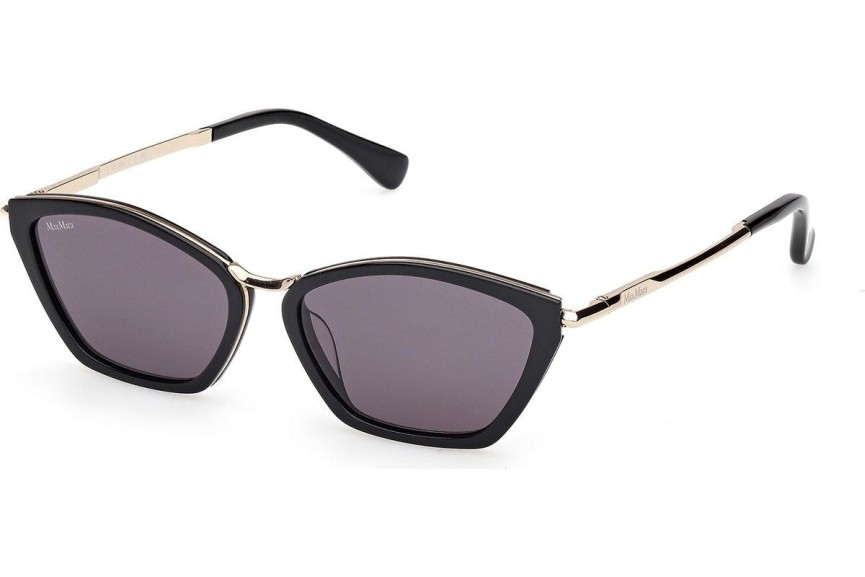 Okulary przeciwsłoneczne Max Mara Miller 7 MM0162 01A Kocie oczy Czarne