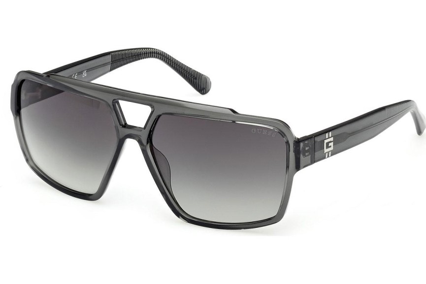 Okulary przeciwsłoneczne Guess GU00223 20B Prostokątne Szare