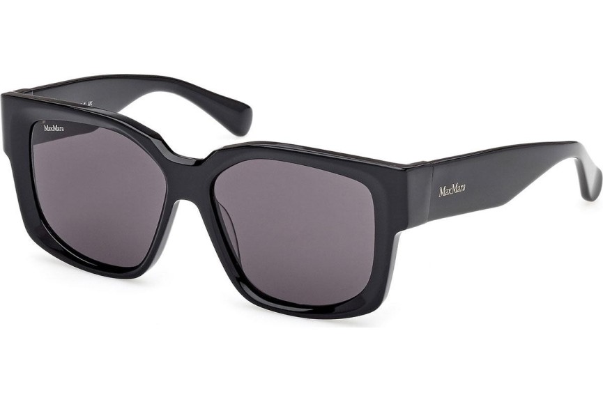 Okulary przeciwsłoneczne Max Mara Glimpse 7 MM0145 01A Kwadratowe Czarne
