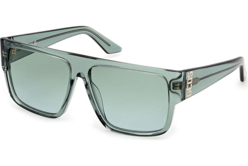 Okulary przeciwsłoneczne GCDS GD0063 93P Kwadratowe Zielone