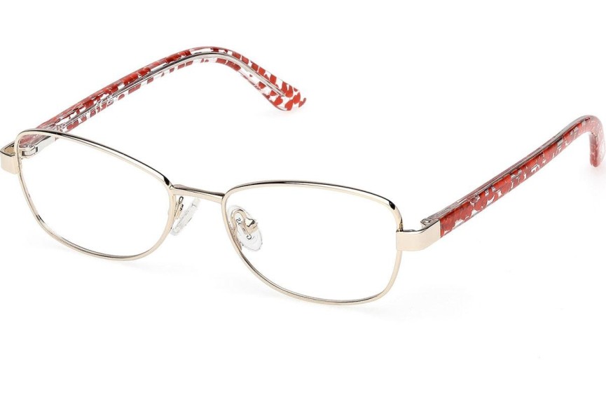 Okulary korekcyjne Guess GU50266 033 Prostokątne Złote