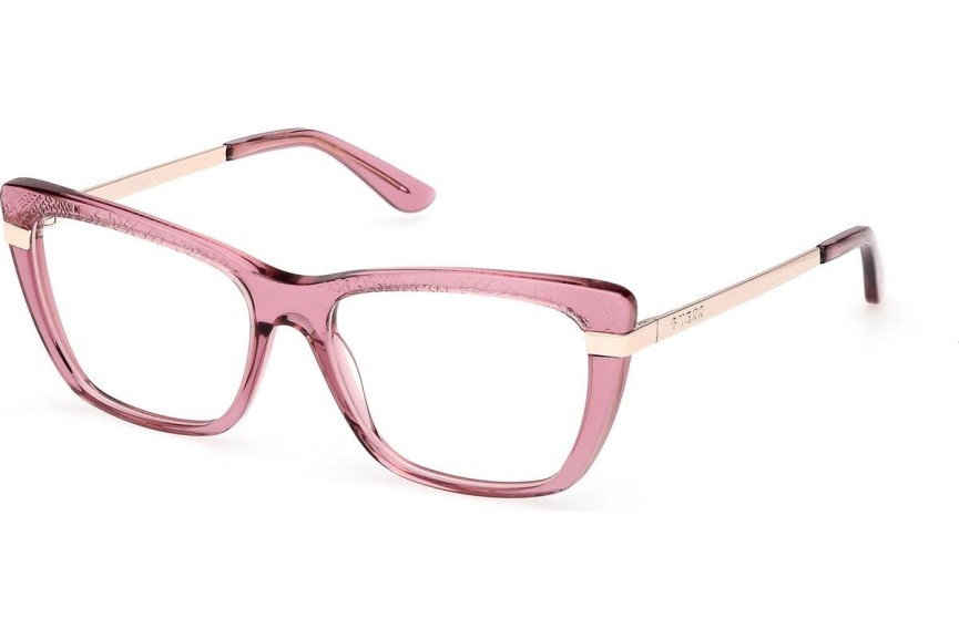 Okulary korekcyjne Guess GU50246 081 Kocie oczy Fioletowe
