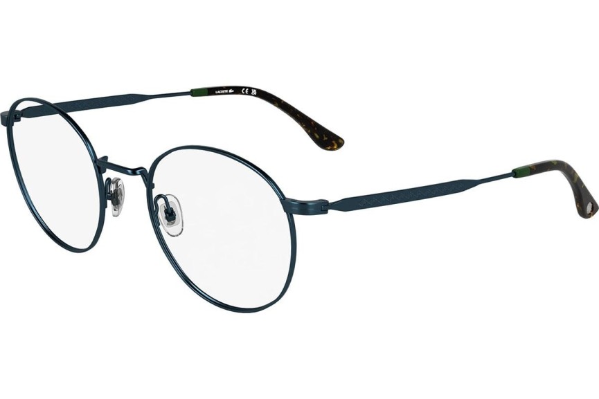 Okulary korekcyjne Lacoste L2308 410 Okrągłe Niebieskie
