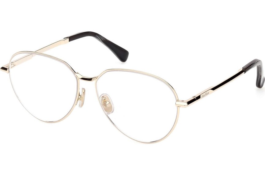 Okulary korekcyjne Max Mara MM5178 032 Okrągłe Złote