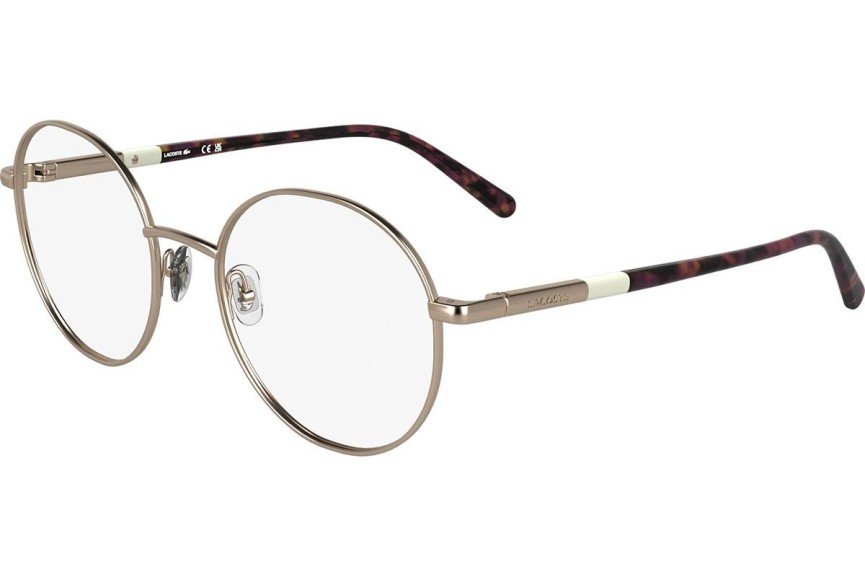 Okulary korekcyjne Lacoste L2310 770 Okrągłe Złote