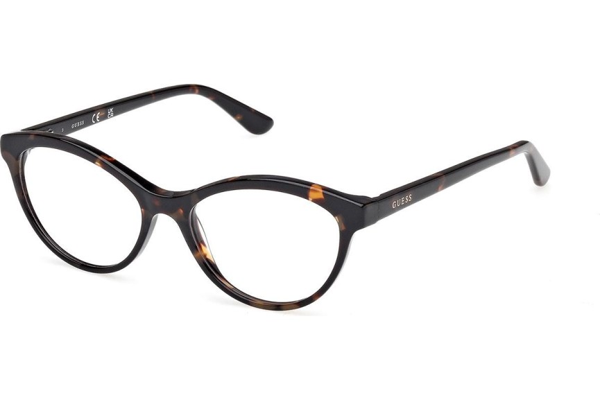 Okulary korekcyjne Guess GU50273 052 Kocie oczy Havana