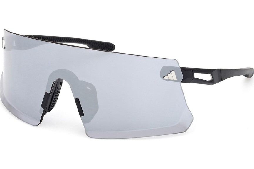 Okulary przeciwsłoneczne Adidas Sport Dunamis S SP0113 02C Pojedyncze | Shield Czarne