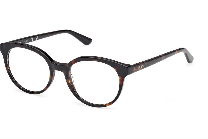 Okulary korekcyjne Guess GU50270 052 Okrągłe Havana