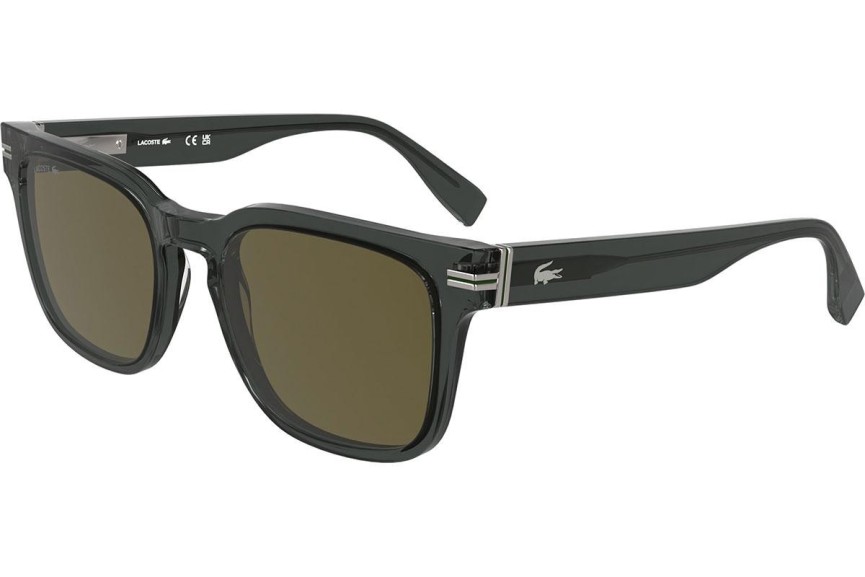 Okulary przeciwsłoneczne Lacoste L6065S 035 Kwadratowe Szare