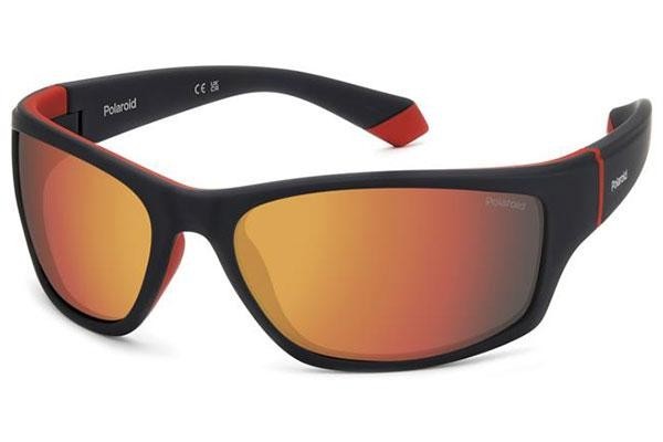 Okulary przeciwsłoneczne Polaroid PLD2135/S BLX/OZ Polarized Prostokątne Czarne