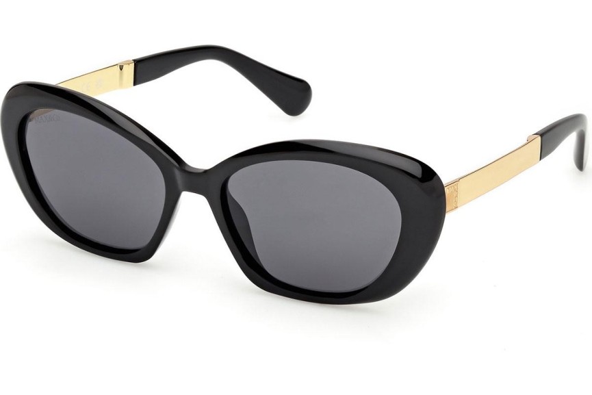 Okulary przeciwsłoneczne Max&Co. MO0133 01A Owalne Czarne